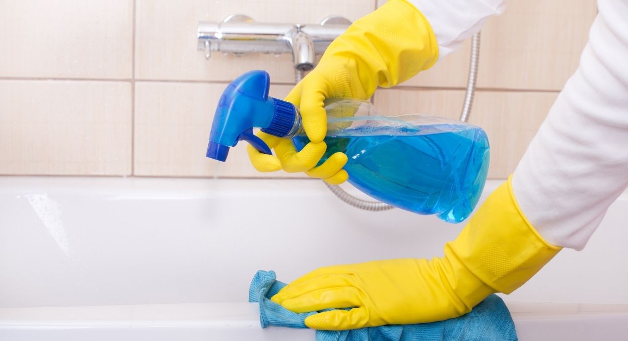 Try This Shower Grout Cleaning Trick: Cotton Balls