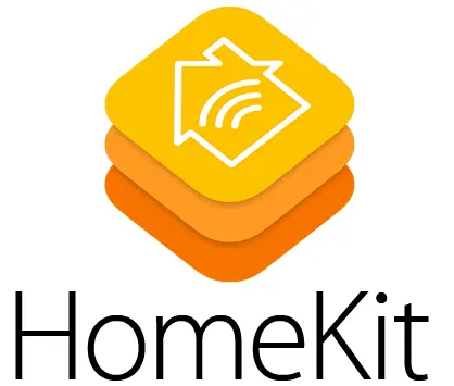 Apple HomeKit yellow smart home logo with house symbol