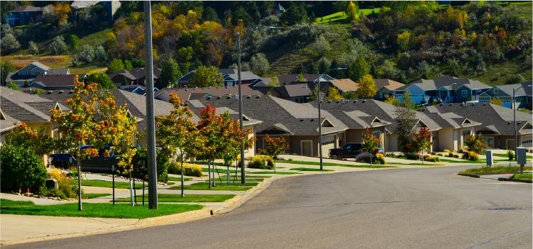 Skyline of Bismarck, North Dakota