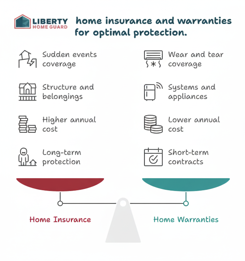 Home Warranty vs Home Insurance