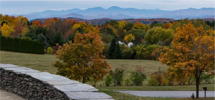 Scenic view of South Burlington, Vermont