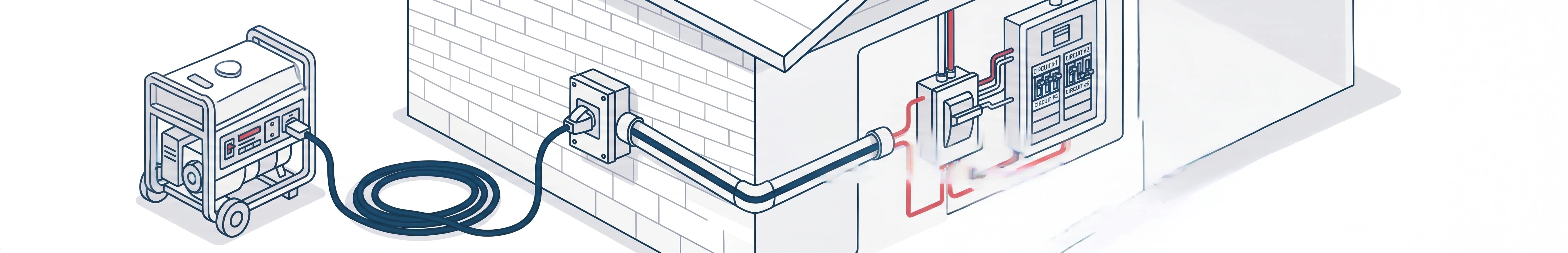 Generator Transfer Switch Wiring Illustration