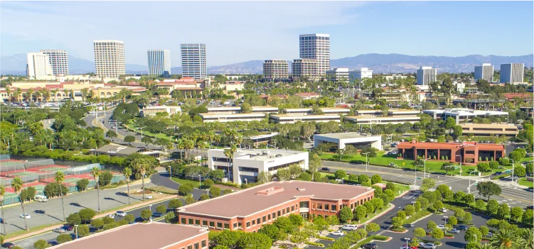 Cityscape of Irvine, California